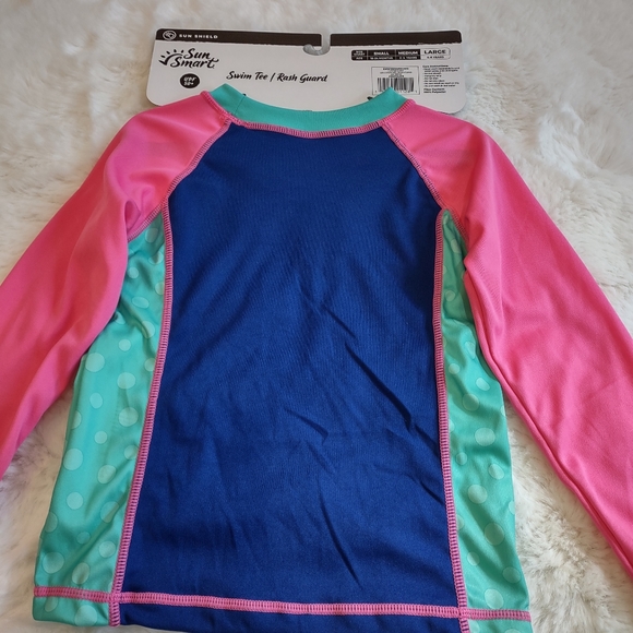 Sun Smart,Swim Tee,Rash Guard,4T - Picture 12 of 12
